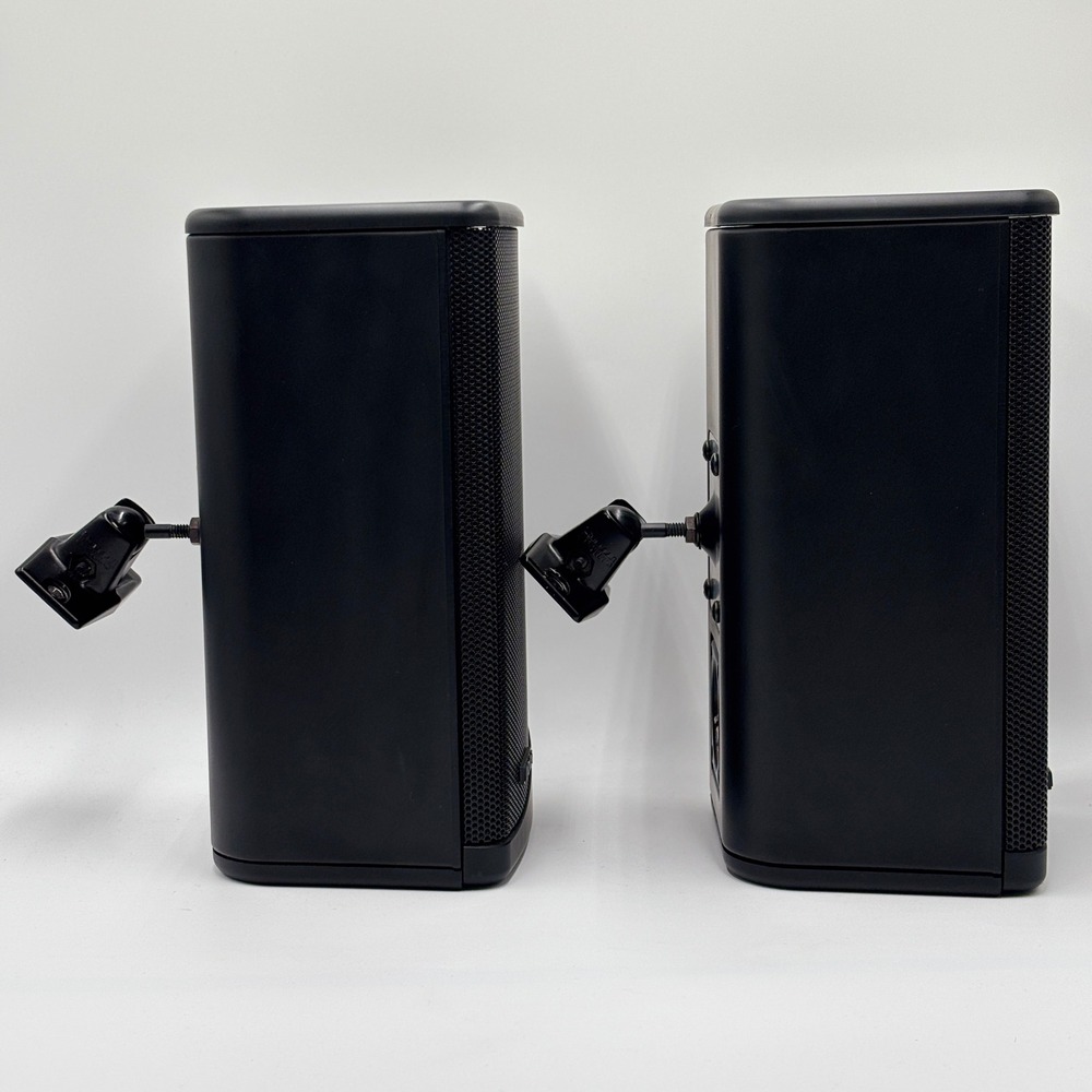 Advent Indoor Outdoor Bookshelf Speakers Black with OmniMount Wall Brackets Pair - Picture 4 of 9